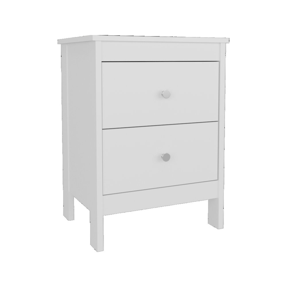 Chroma Nightstands Set of 2 Modern Minimalist Bedroom Tables Open Storage, Wenge. Picture 9
