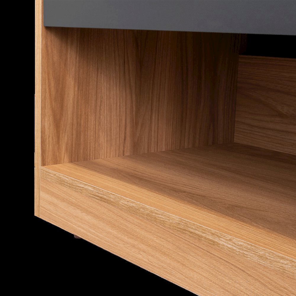 Lund Set of 2 Dressers, High Capacity Bedroom Storage Furniture,Wenge. Picture 3
