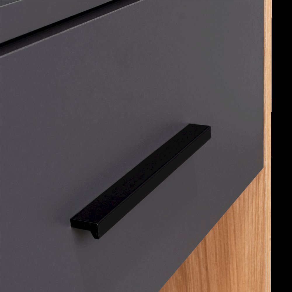 Lund Set of 2 Dressers, High Capacity Bedroom Storage Furniture,Wenge. Picture 9