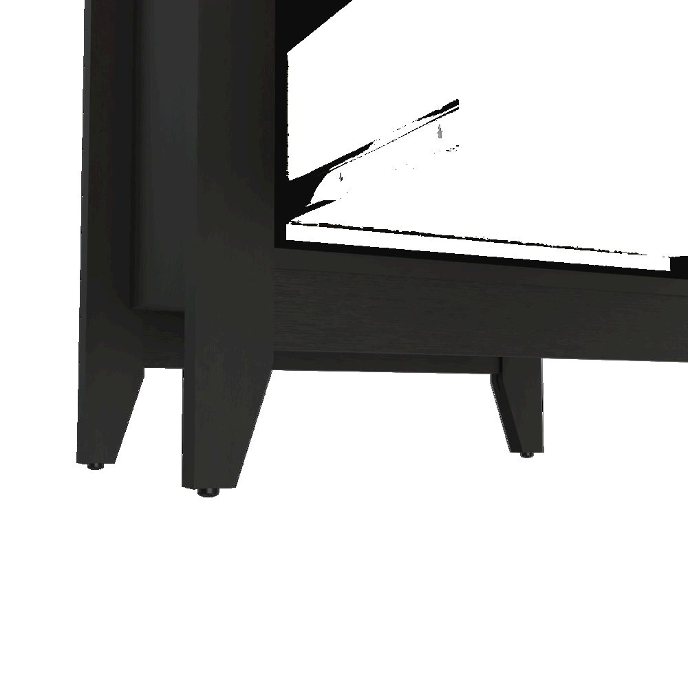 Arial Set of 2 Modern White Nightstands with 2 Drawers for Bedroom Storage. Picture 5