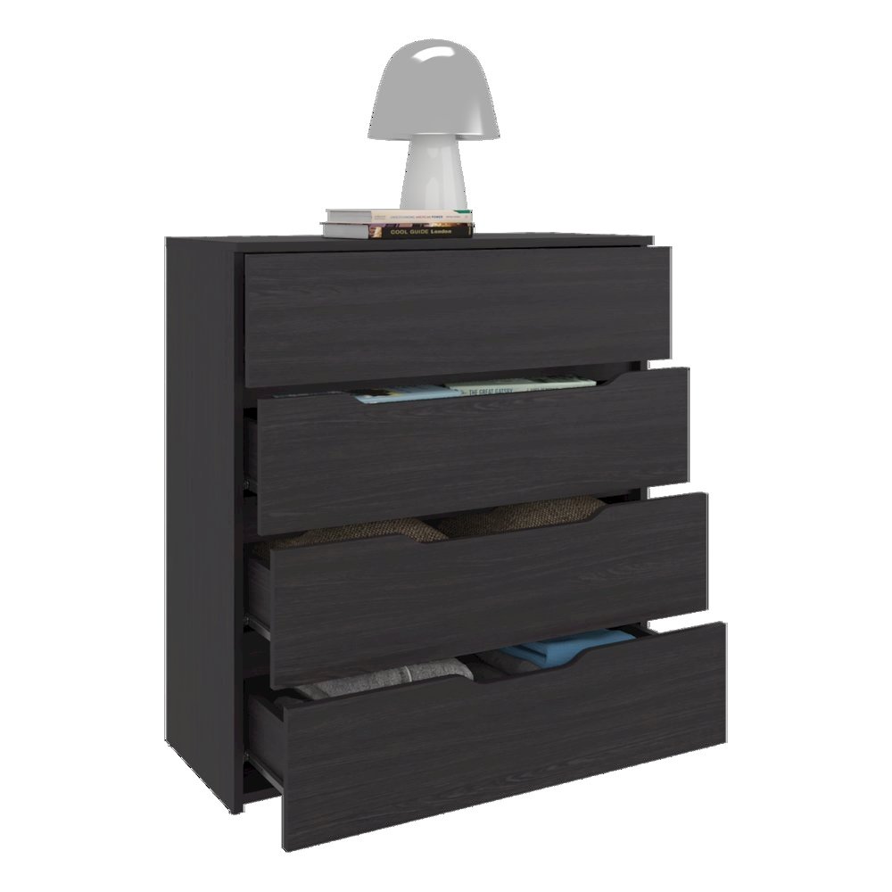 Arcadia Set of 2 Wenge and Natural Oak Dressers – Modern Bedroom Storage. Picture 8