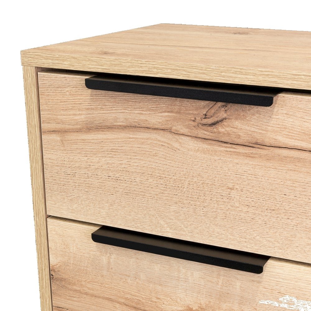 Sharon Set of 2 3-Drawer Modern Dressers with Metal Legs for Bedroom. Picture 5