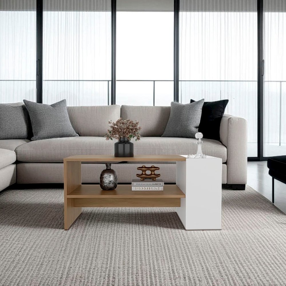 Smart Contemporary Coffee Table with Storage.. Picture 2