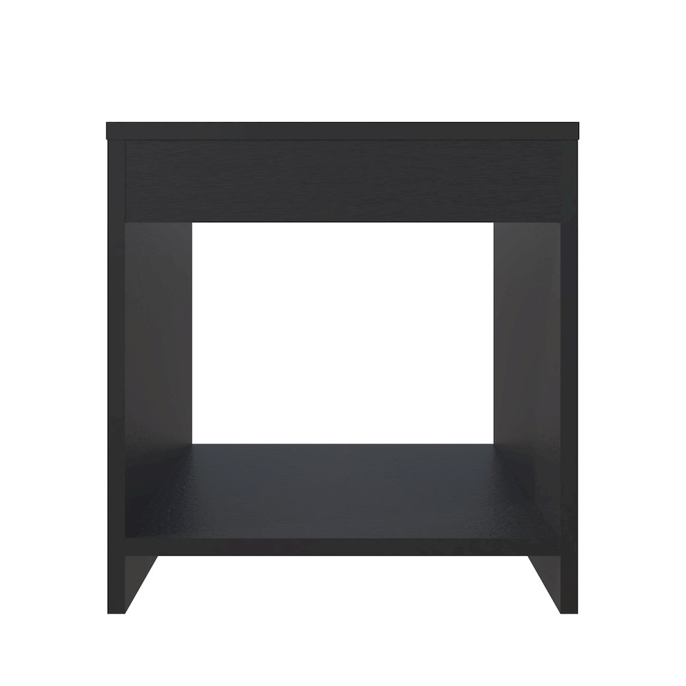 Anegam Nightstand with Open Storage, Wenge. Picture 1