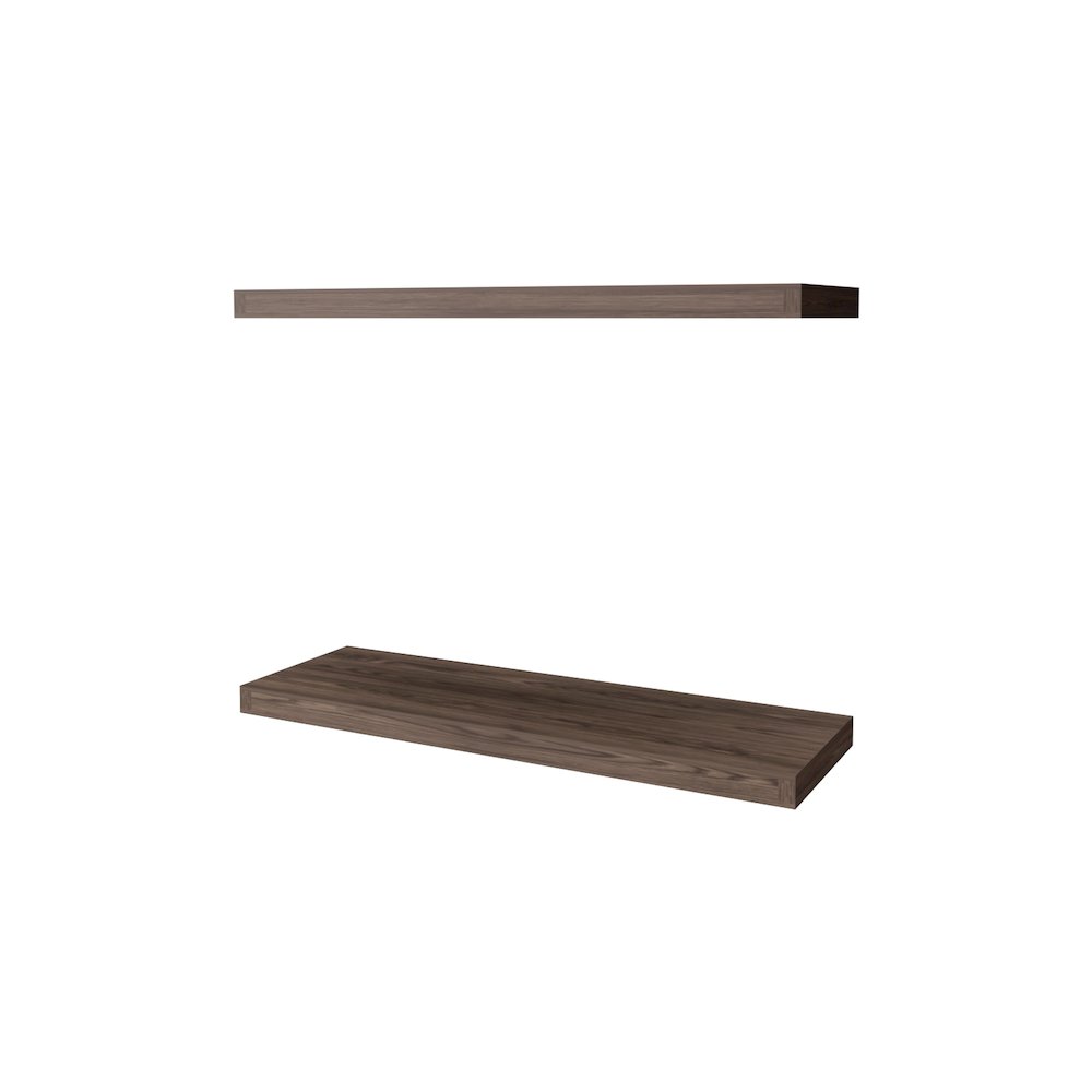 Iva Floating Shelf in Melamine x2, Pine. Picture 1