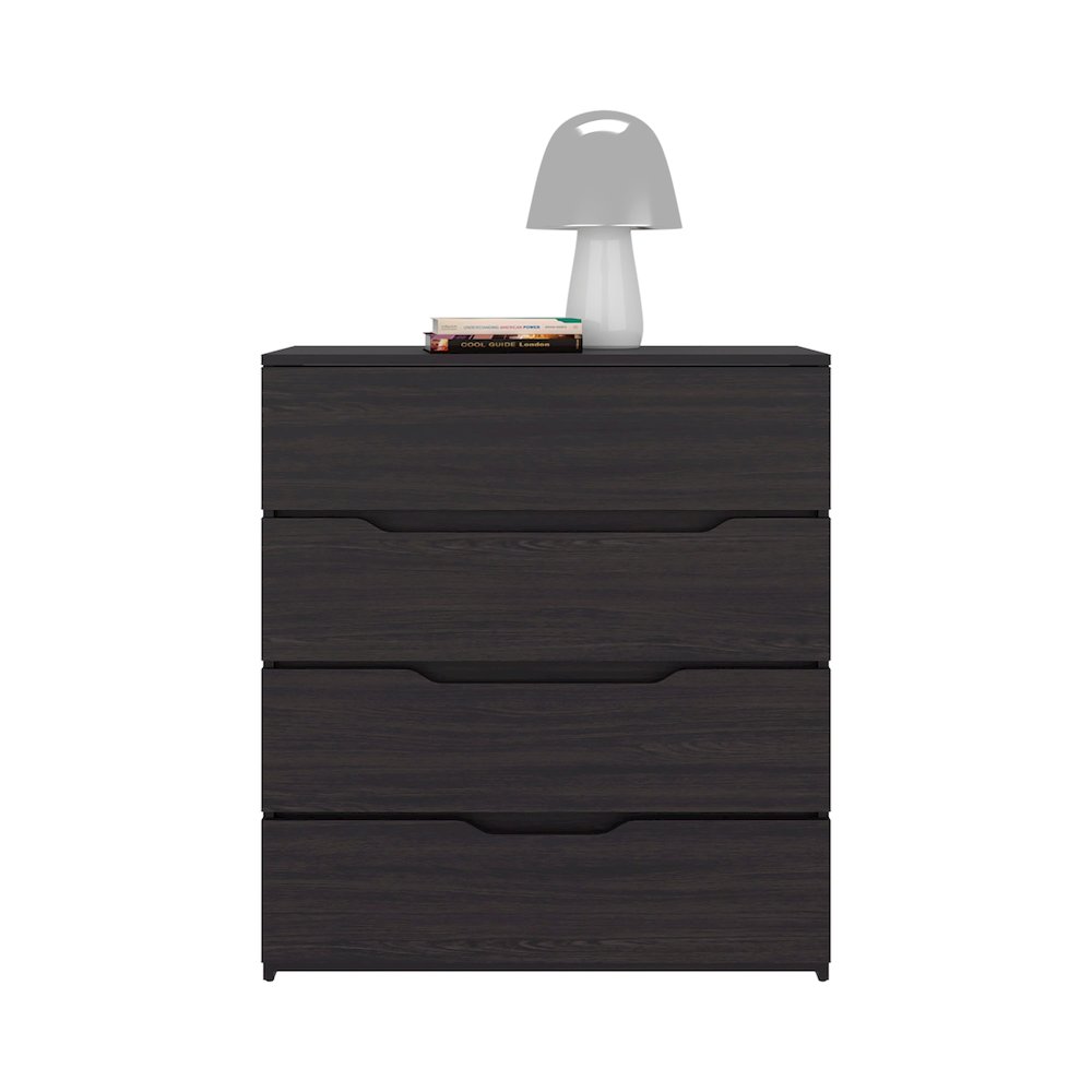 Bristol 4-Drawer Dresser – Modern and Functional Storage Solution, Wenge. Picture 5