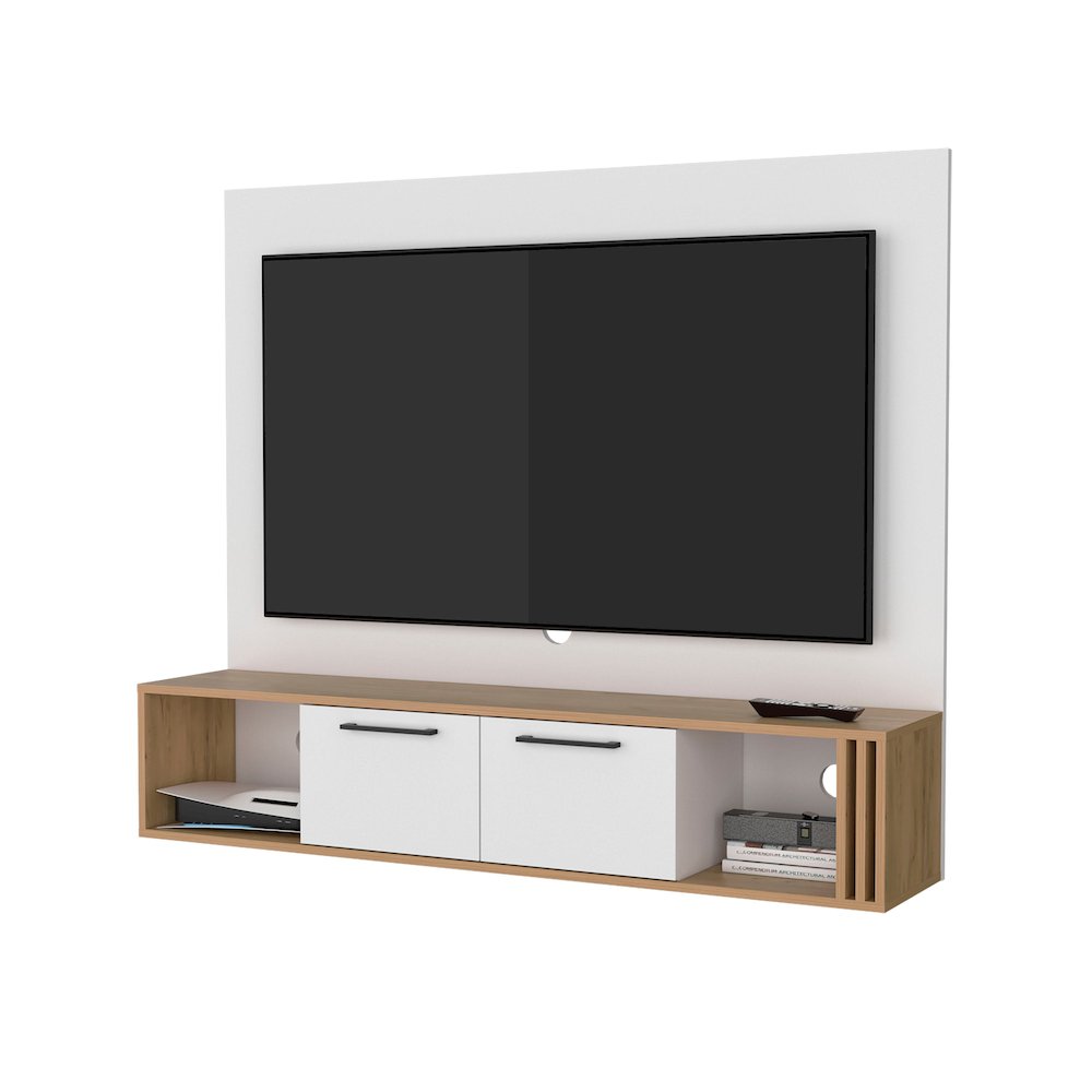 Lesslie Entertainment Center Multistorage and Cable Management. Picture 5