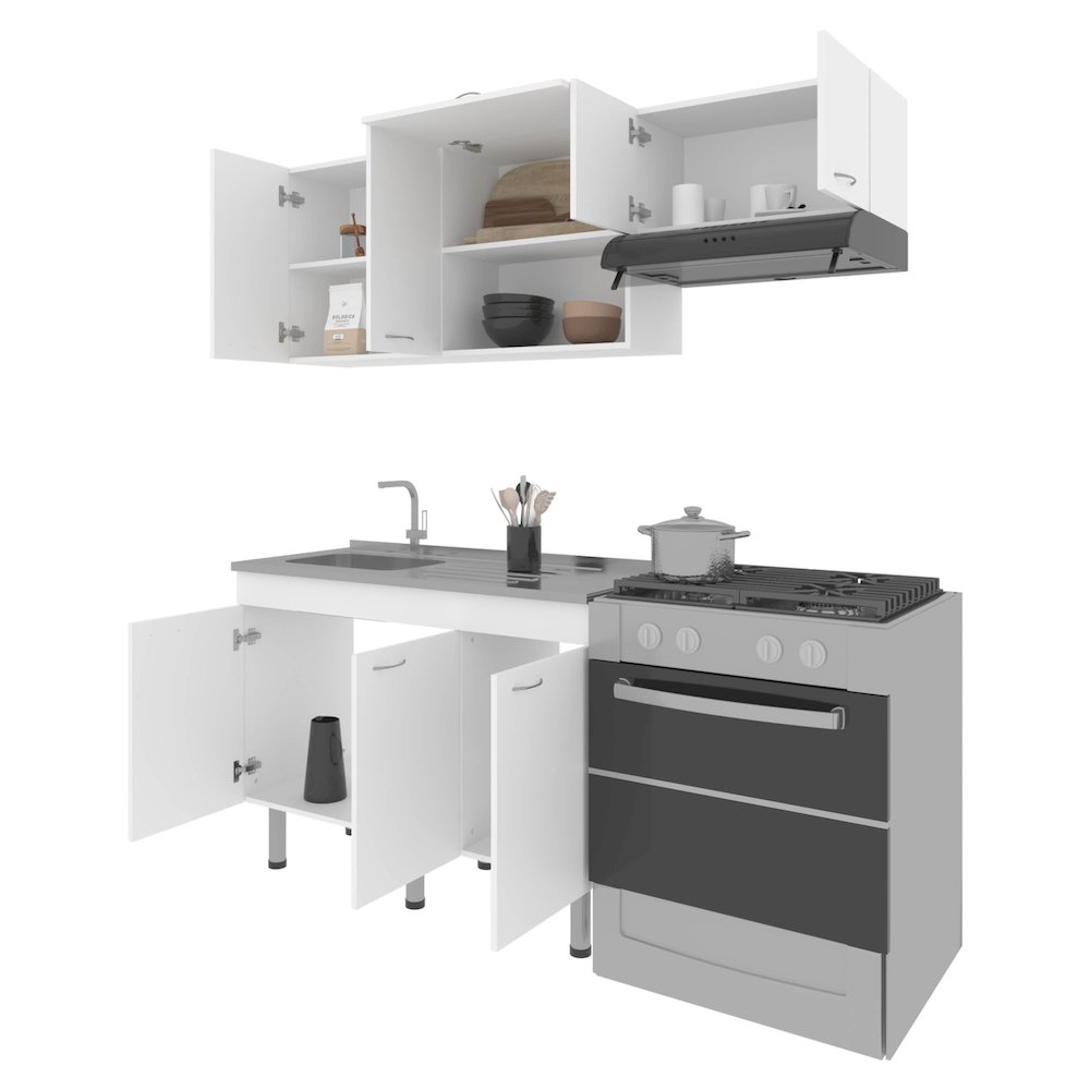 Modular Kitchen Set - Complete Solution for Modern Kitchens with Storage, Kronos. Picture 3