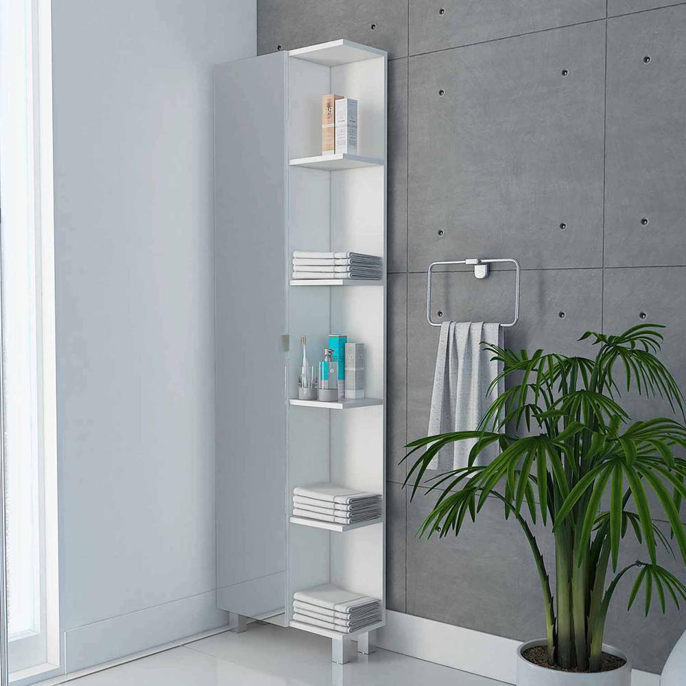 Los Angeles Linen Cabinet with mirror. Picture 4