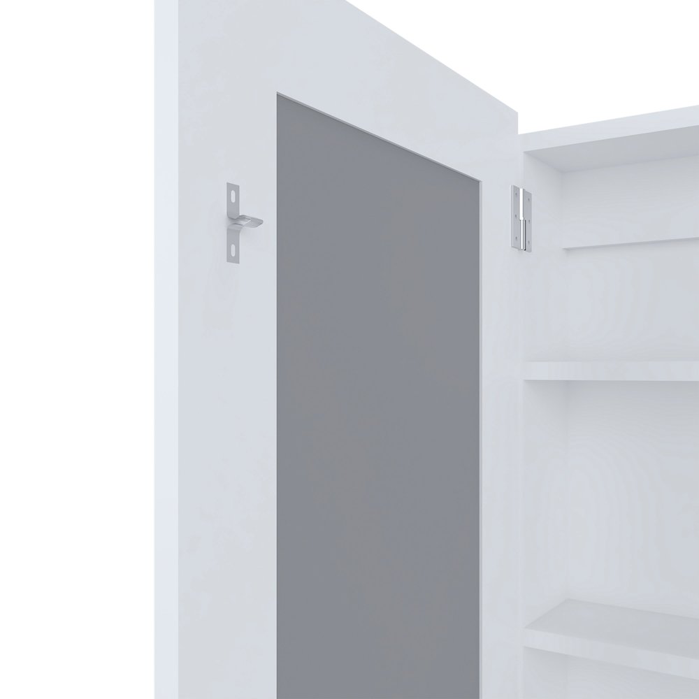 Parks Medicine Cabinet With Included Mirror, White. Picture 7