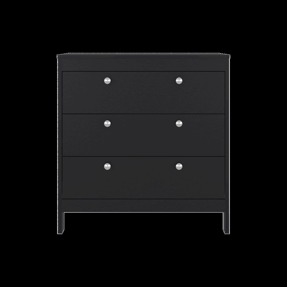 RETI 3-Drawer Chest with Functional Storage and Modern Design, WENGUE. Picture 1