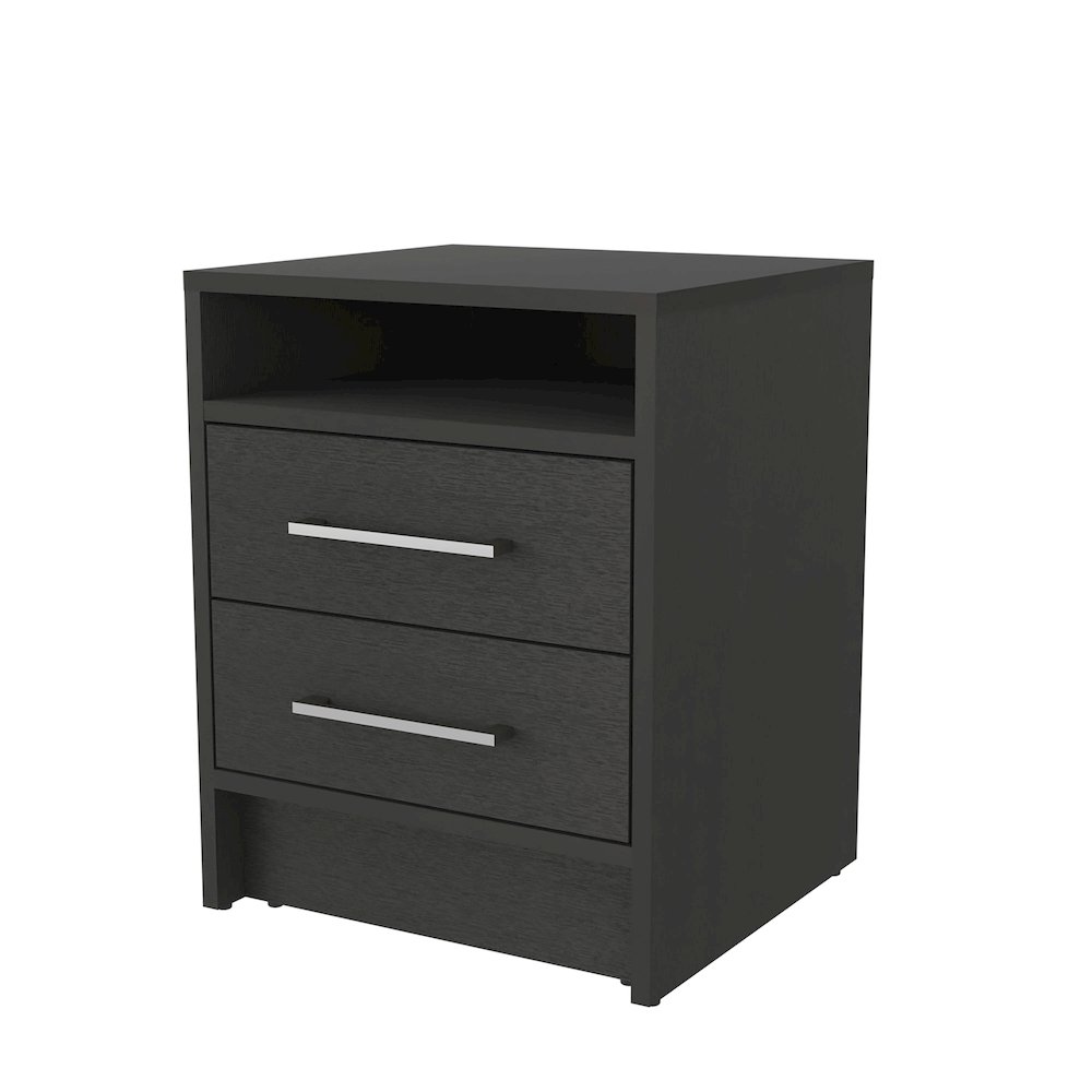 Eastover Nightstand 2.0 in melamine with two drawers. Picture 1