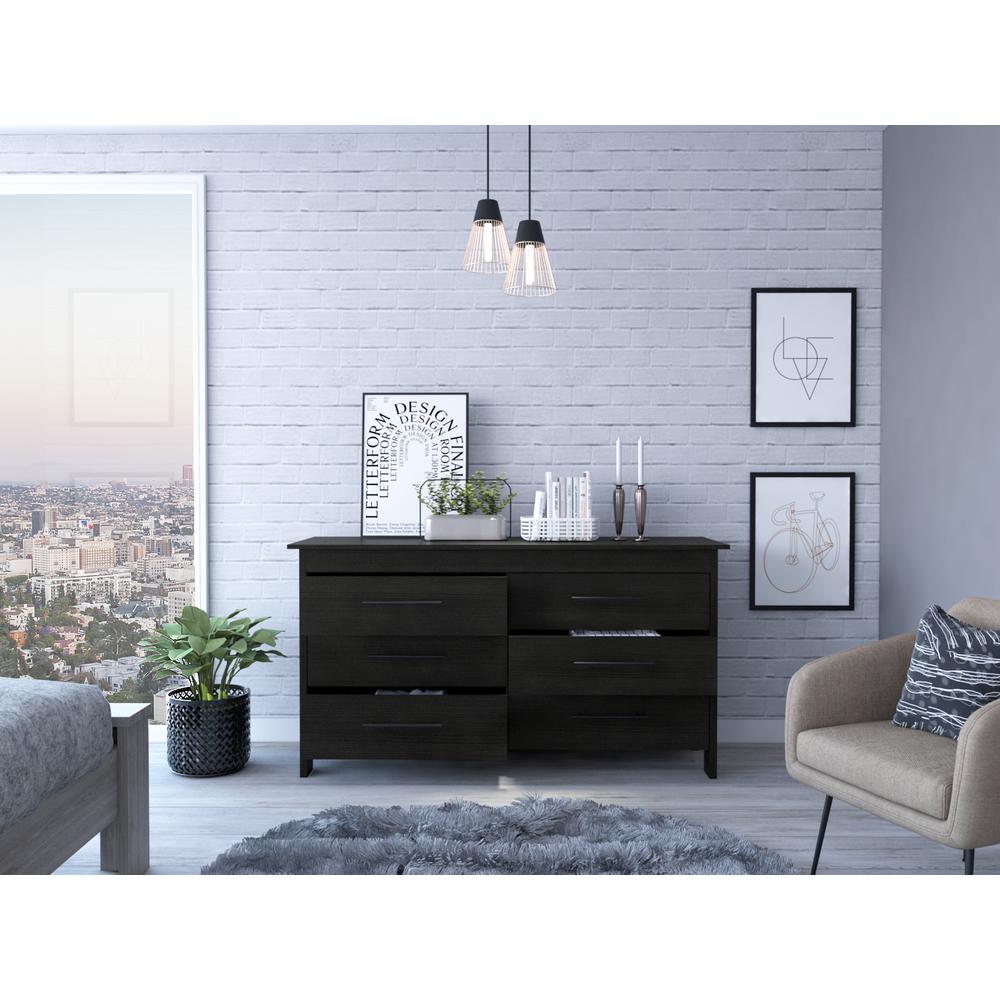 Luxor 6 Drawer Double Dresser. Picture 3