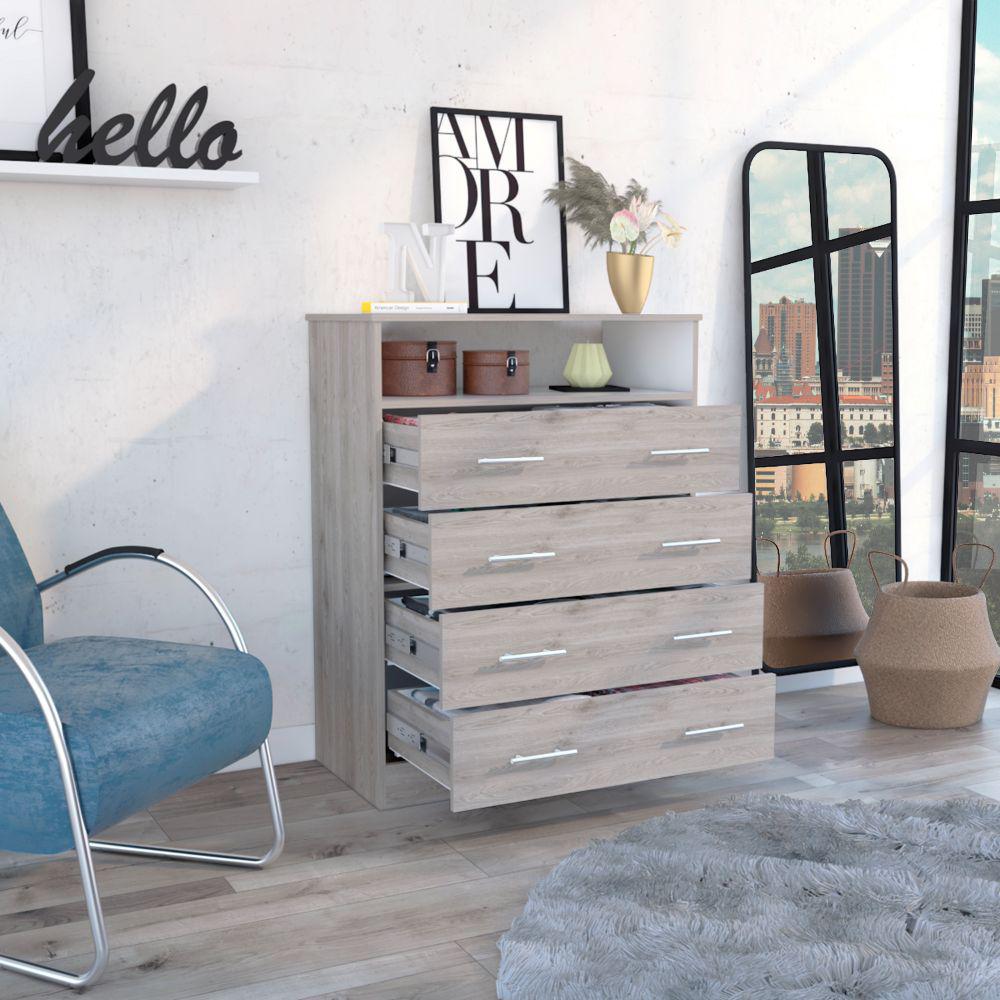Carolina L Four Drawer Dresser. Picture 3