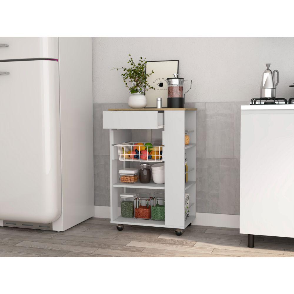 Shelton Kitchen Cart. Picture 3