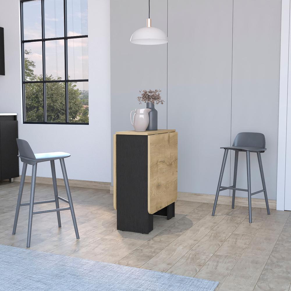 Kailua Folding Dining Table, Space-Saving, Foldable in 3 Forms. Picture 4