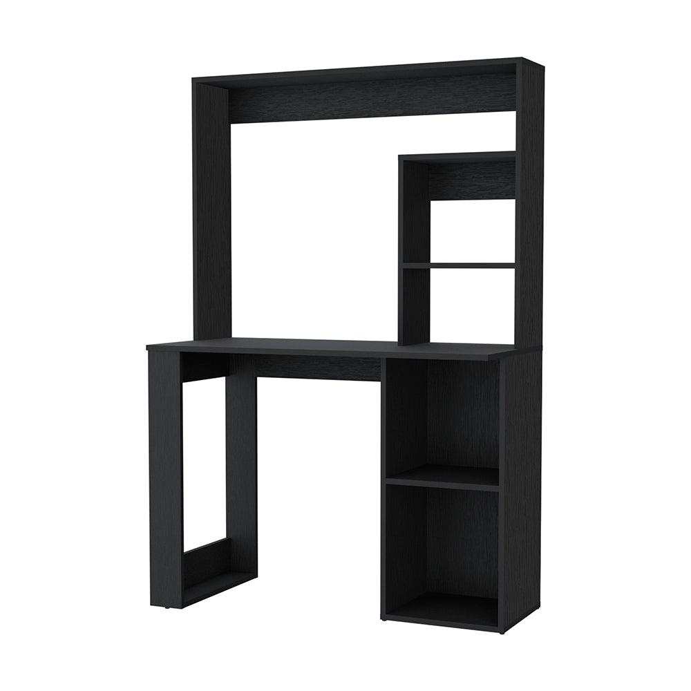 Carroll Computer Desk with Hutch and Storage Shelves. Picture 1