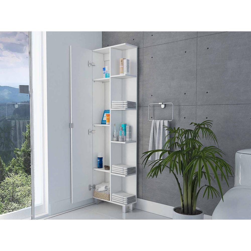 Los Angeles Linen Cabinet with mirror. Picture 3