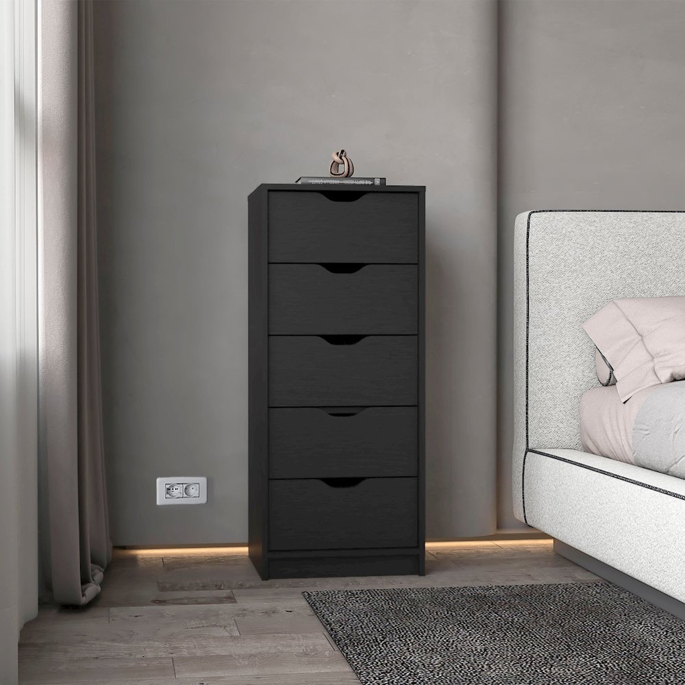 Dillon 5 Narrow Drawer Dresser. Picture 7