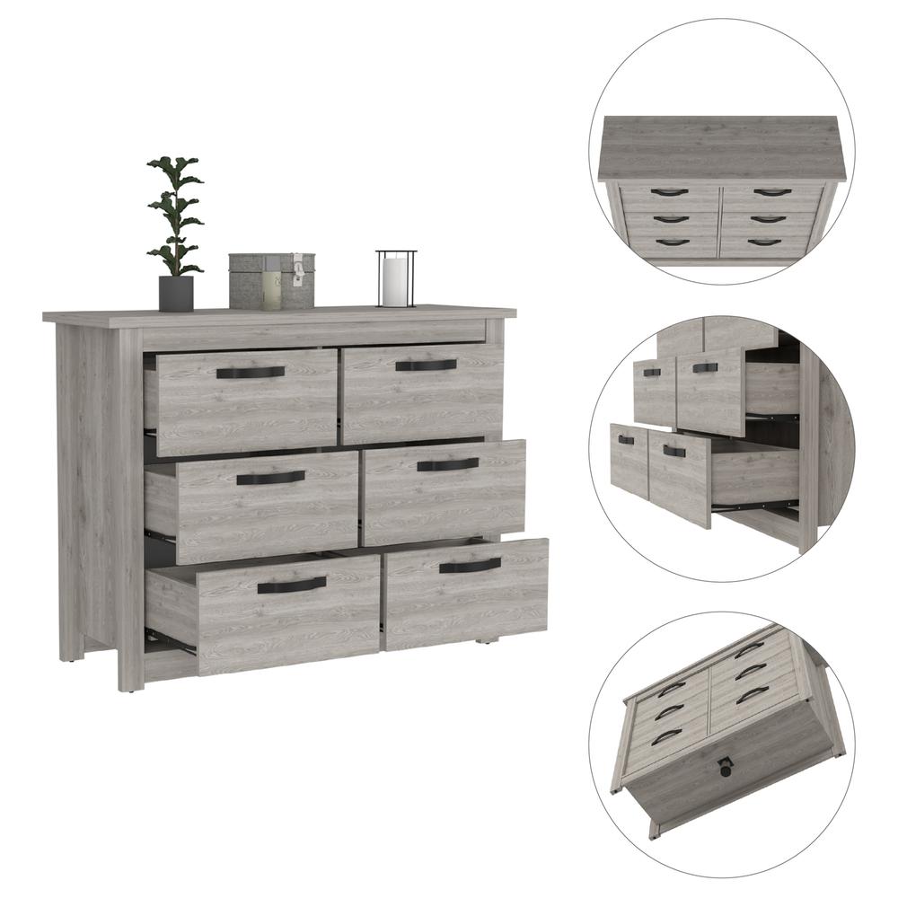 Westport Six Drawer Double Dresser. Picture 2