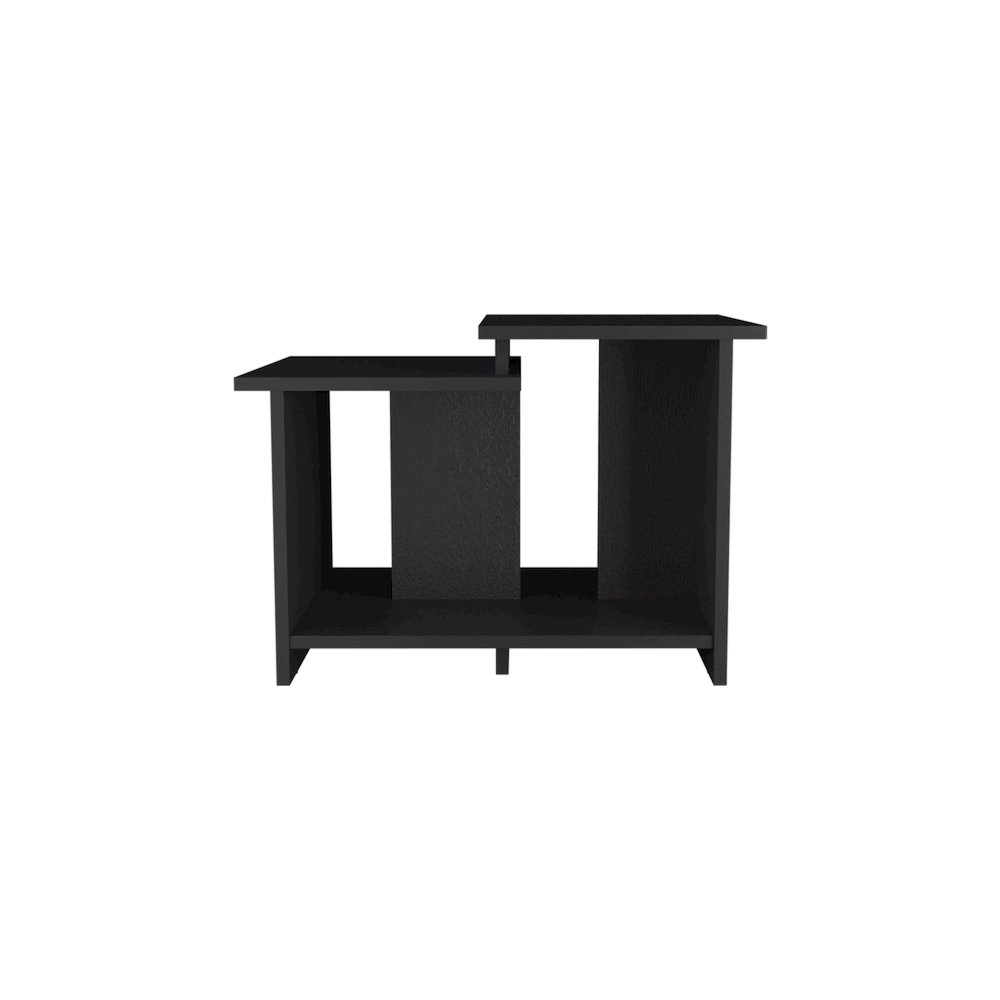 Naco Coffee Table with Open Storage, Melamine Finish, Wenge. Picture 1