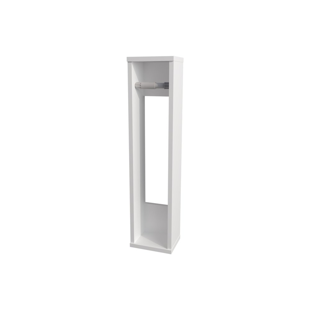 Supai Toilet Paper Holder in Melamine, White. Picture 4