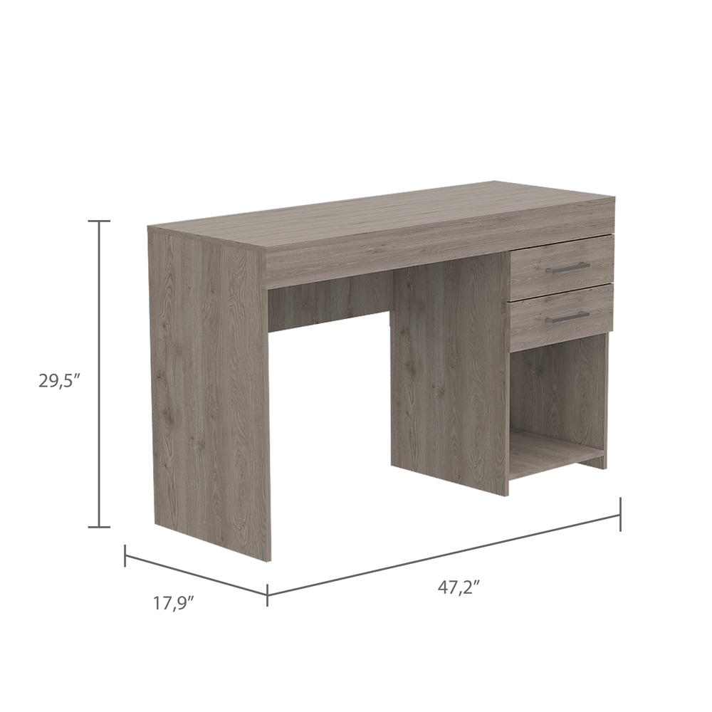 Austin Computer desk with two drawers. Picture 3