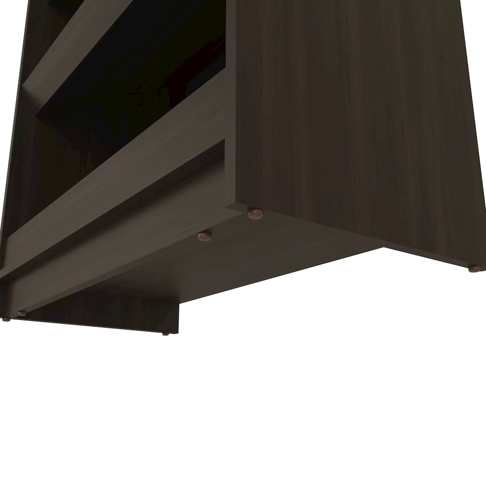 Oatman Shoe Rack with Open Storage, Wengue. Picture 6