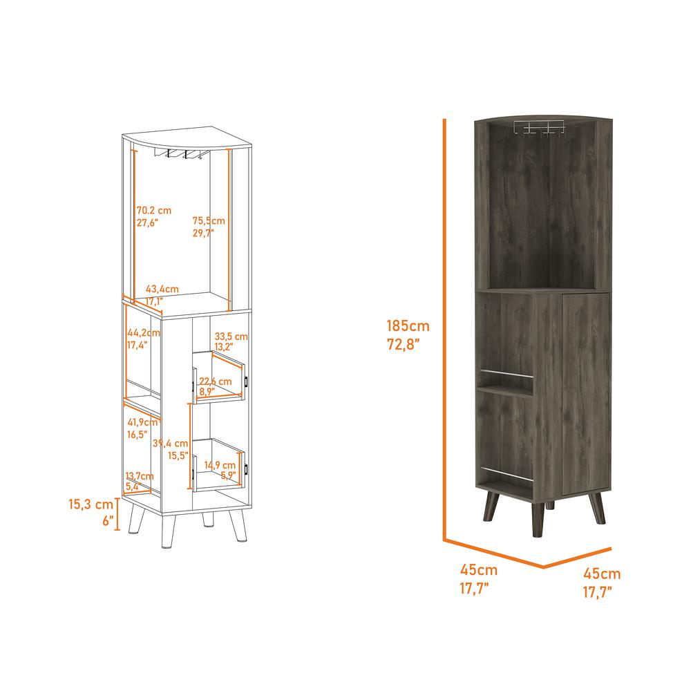 Quinn Corner Bar Cabinet. Picture 5