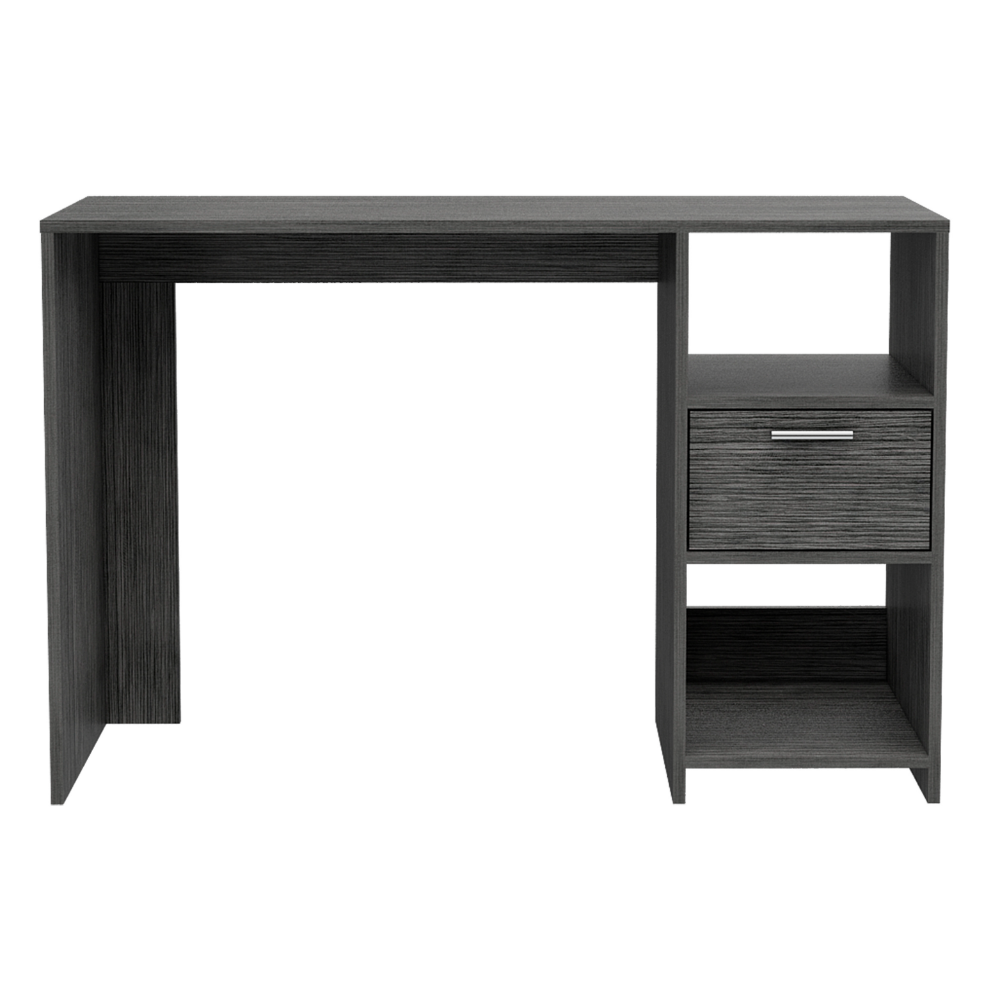 Arlington Writing Computer Desk, One Drawer, Two Shelves. Picture 1