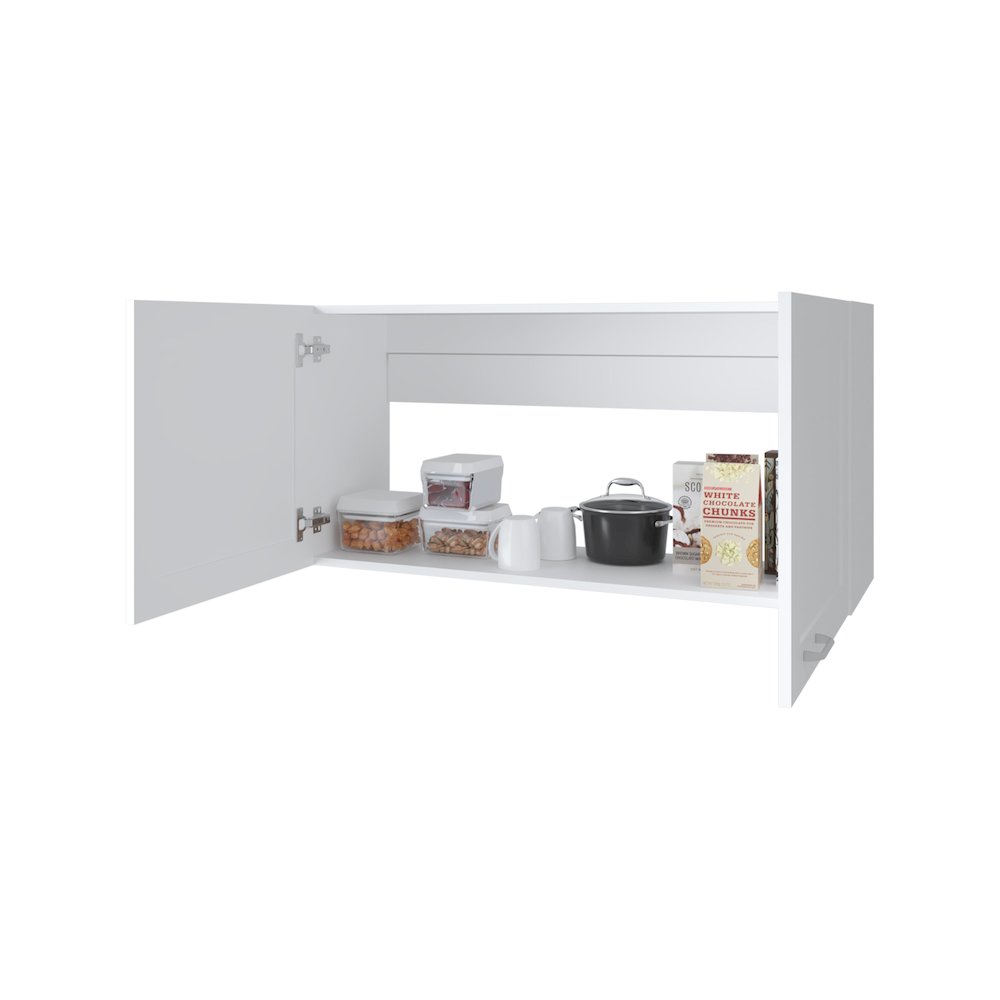 Nakya Kitchen Wall Cabinet with 2 Doors, White. Picture 5