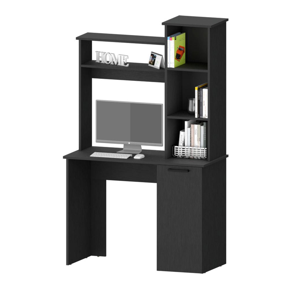 Rumford Computer Desk with Hutch and 3-Tier Storage Shelves. Picture 6