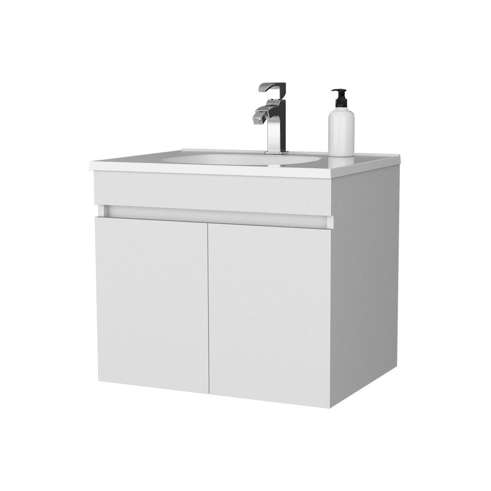 Rainbow City Vanity with 2 Doors, White. Picture 5