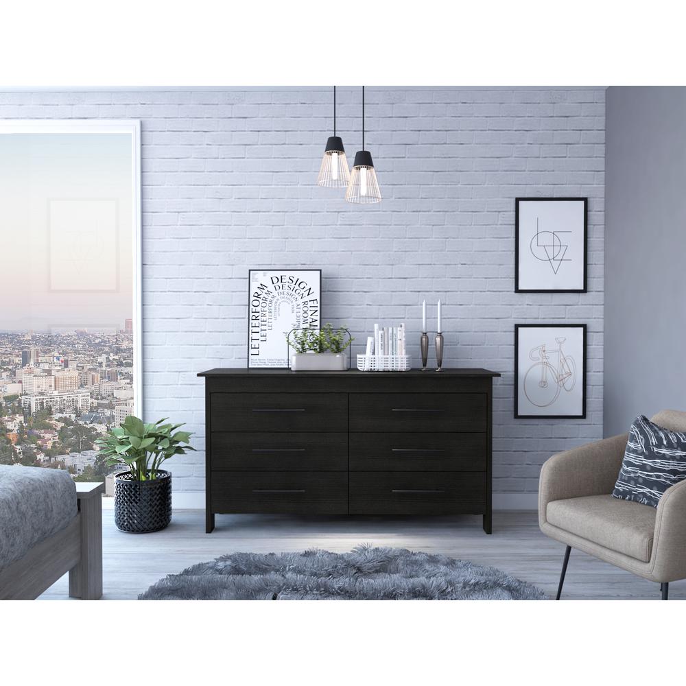 Luxor 6 Drawer Double Dresser. Picture 4