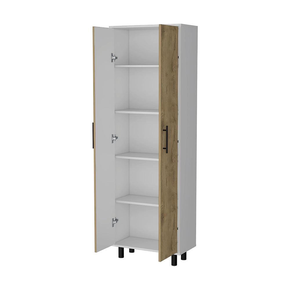 Oklahoma Tall Pantry Cabinet, Cupboard Storage Organizer with 5-Shelf. Picture 5