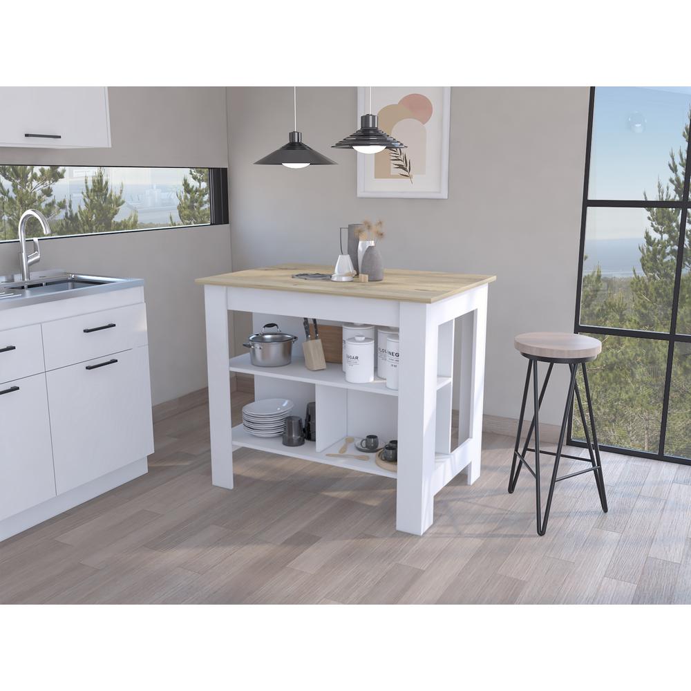 Brooklyn Antibacterial Kitchen Island. Picture 4