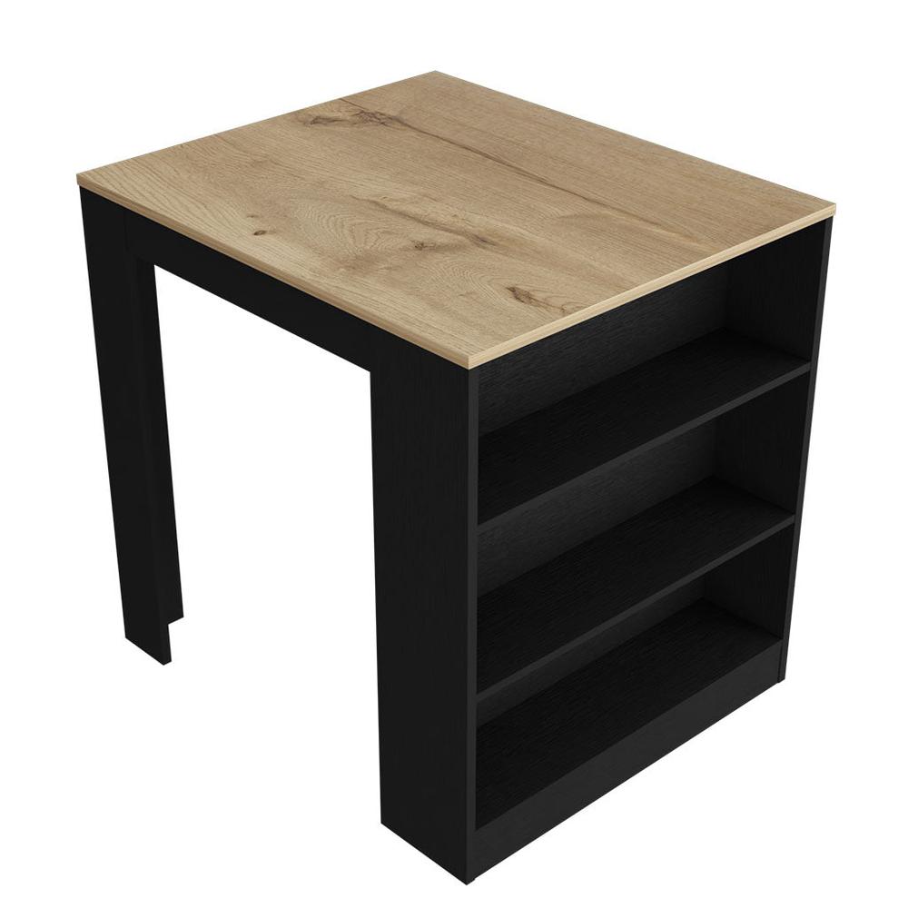 Alameda Kitchen Island, Three Drawers Concealed. Picture 6