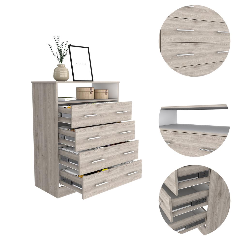Carolina L Four Drawer Dresser. Picture 2