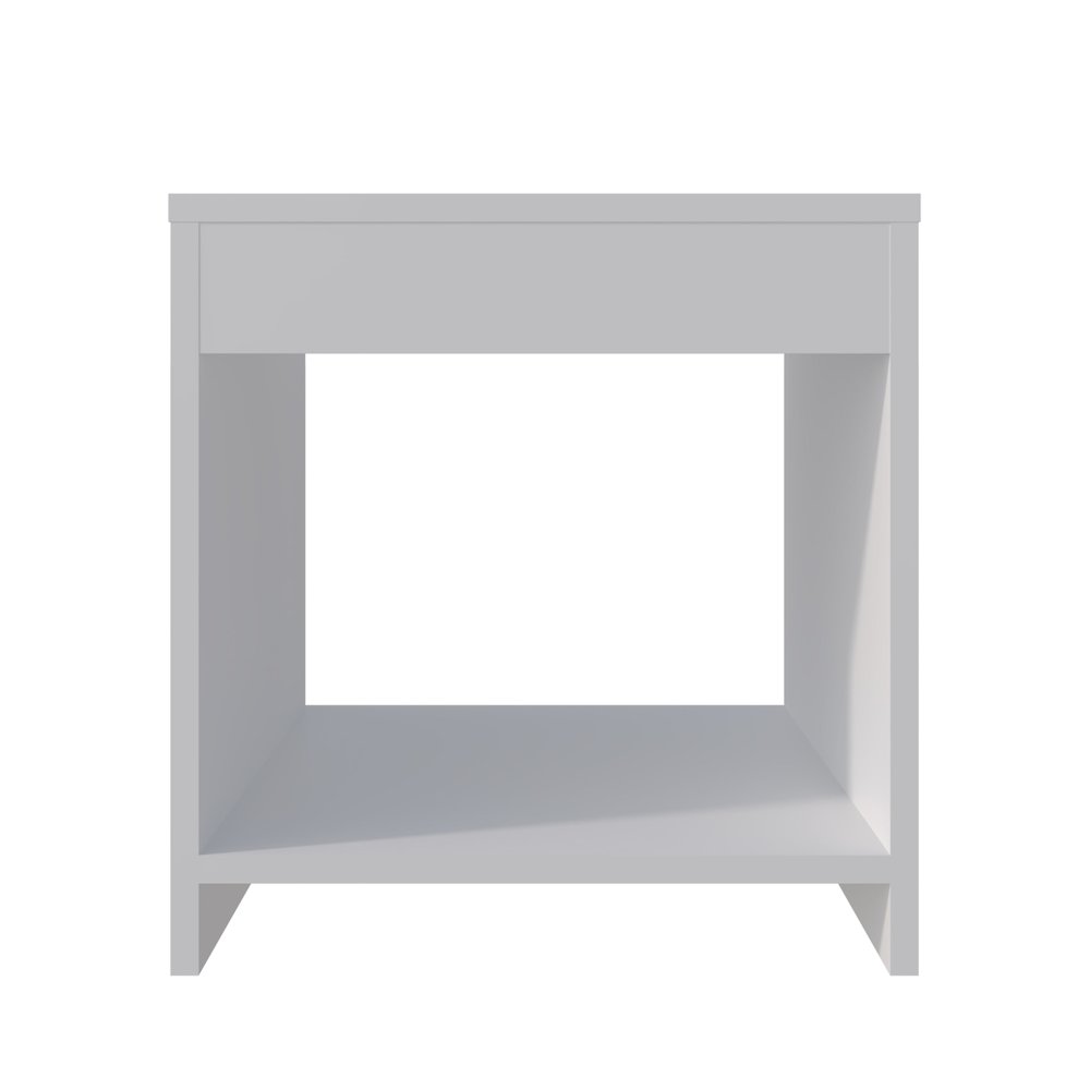 Anegam Nightstand with Open Storage, White. Picture 1
