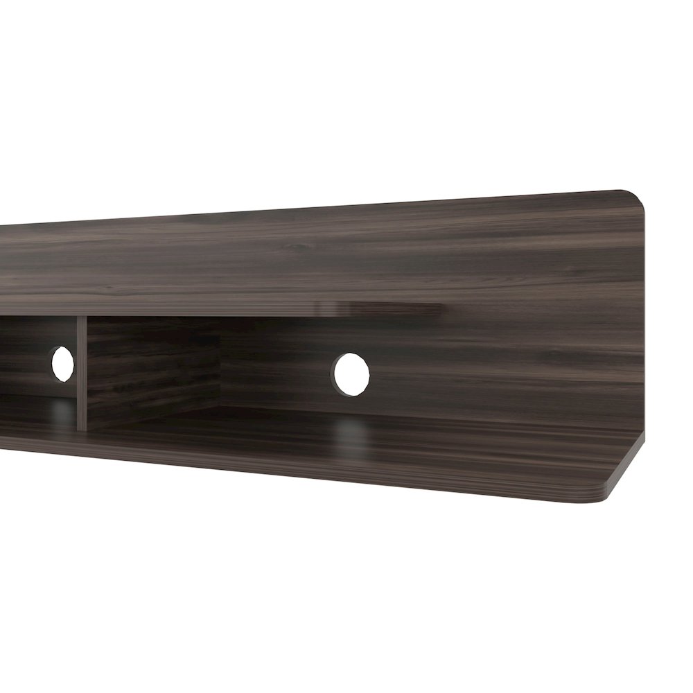 Dragon Tv Stand with Open Storage, Stained Walnut. Picture 6