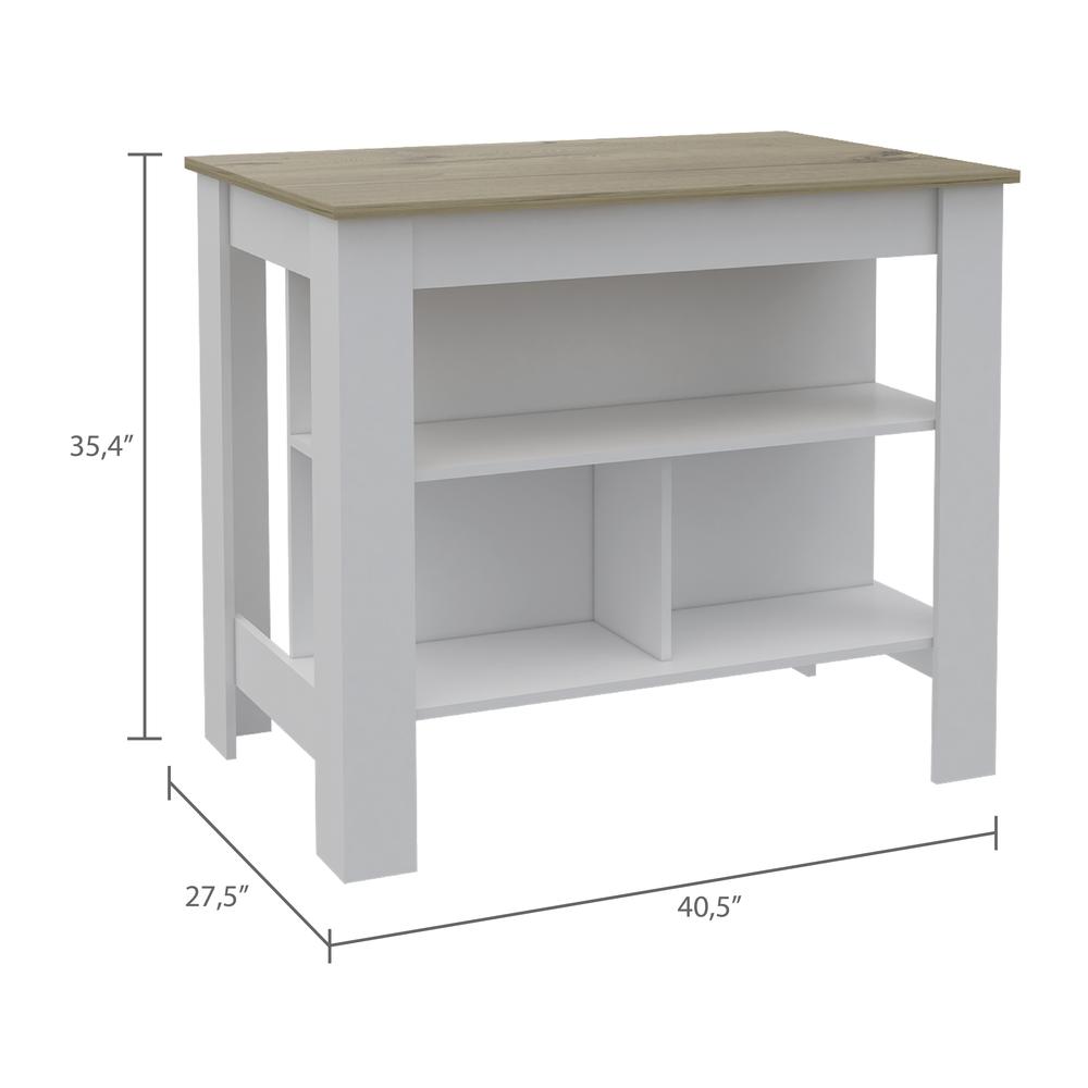 Brooklyn Antibacterial Kitchen Island. Picture 3