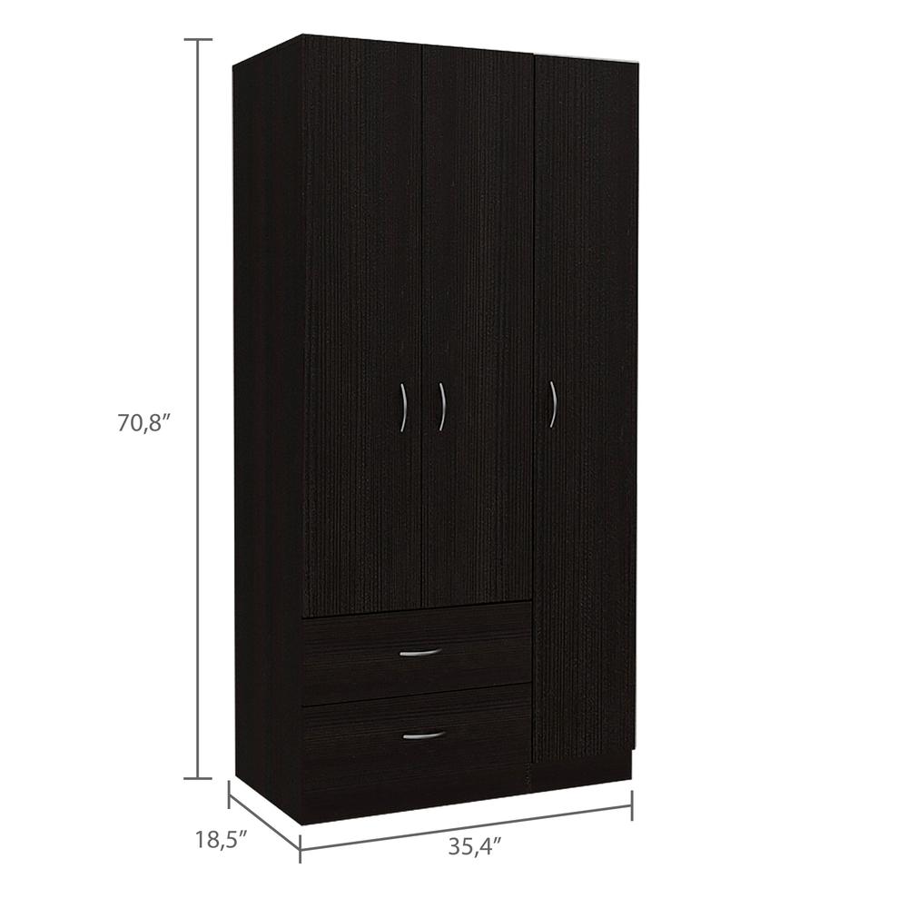Eureka 3 Door Armoire. Picture 3