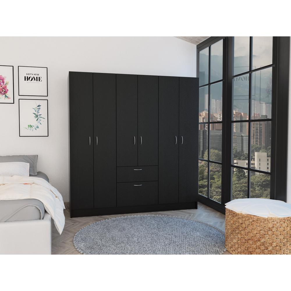 Guajira Six Door Armoire. Picture 4