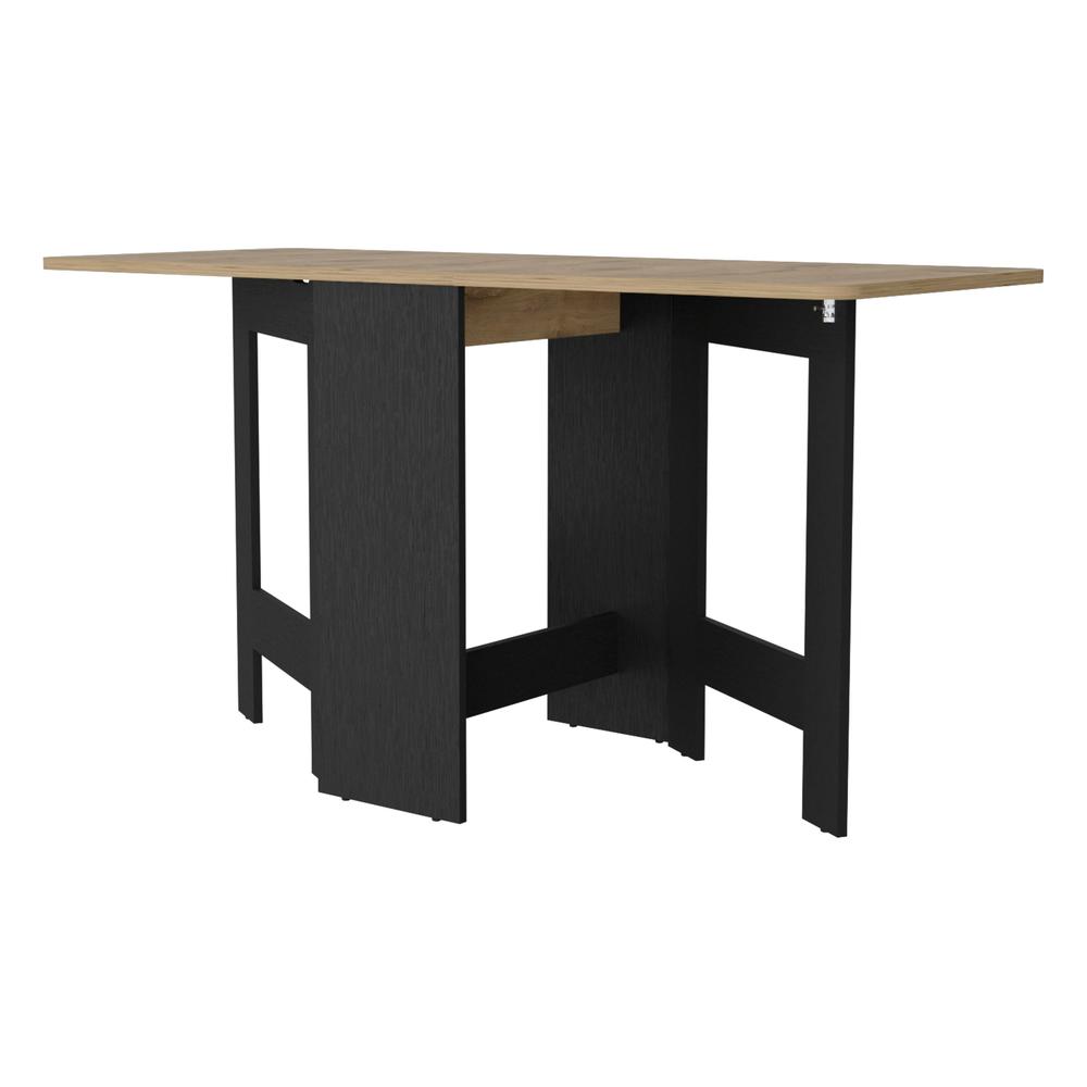 Kailua Folding Dining Table, Space-Saving, Foldable in 3 Forms. Picture 5