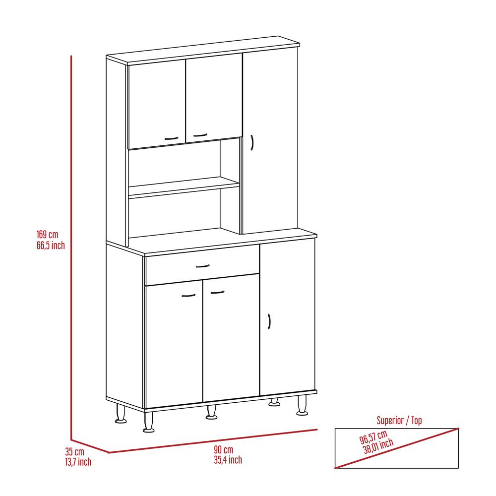 Venice 90 Pantry Cabinet. Picture 5