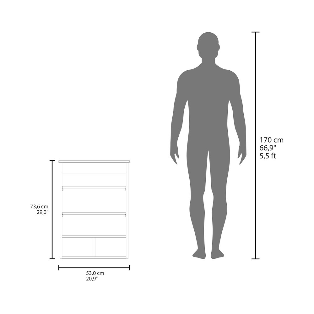 Poston Medicine Cabinet With a Door And Included Mirror, Wenge. Picture 6