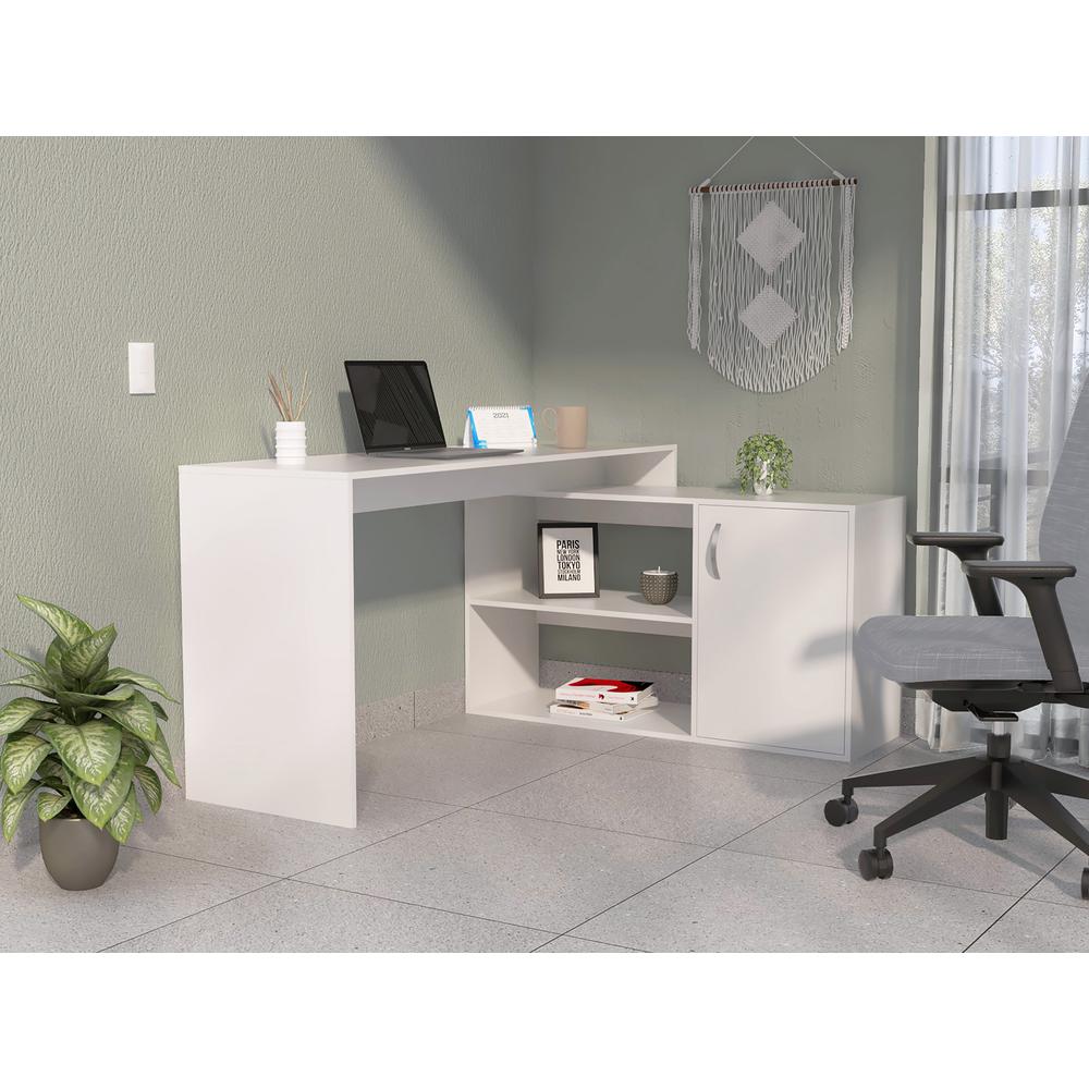 Dallas L-Shaped Home Office Desk. Picture 4