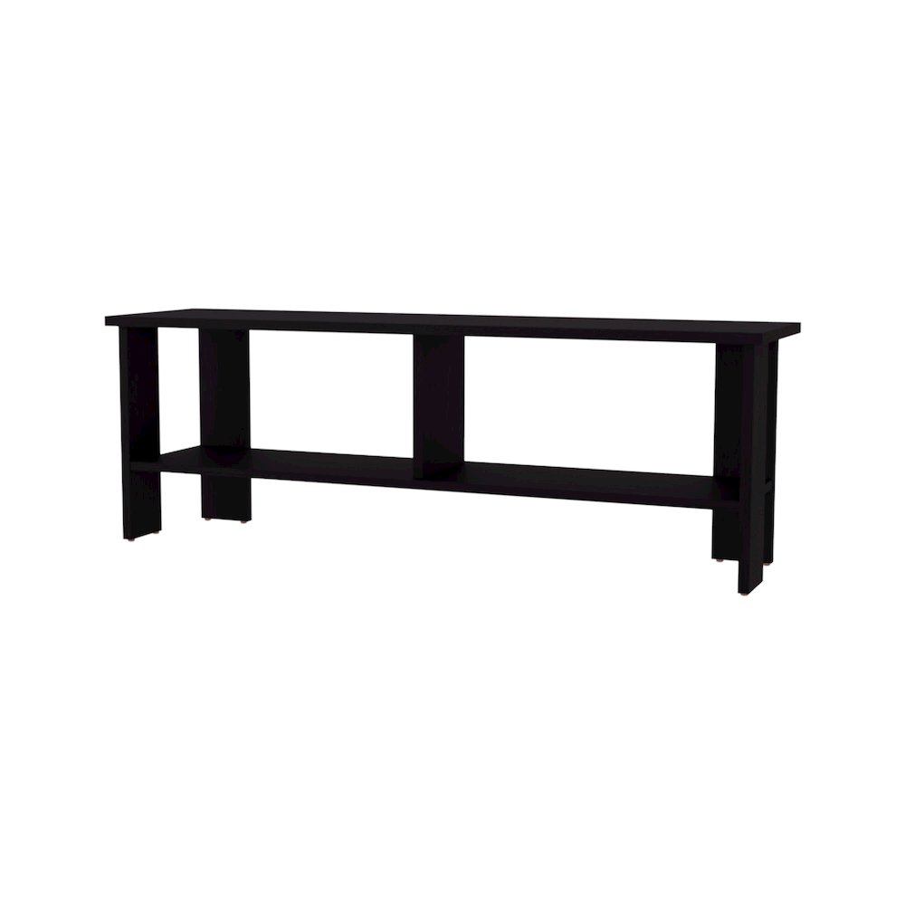 Cope TV Stand with Open Storage, TV Capacity 65", Wengue. Picture 1