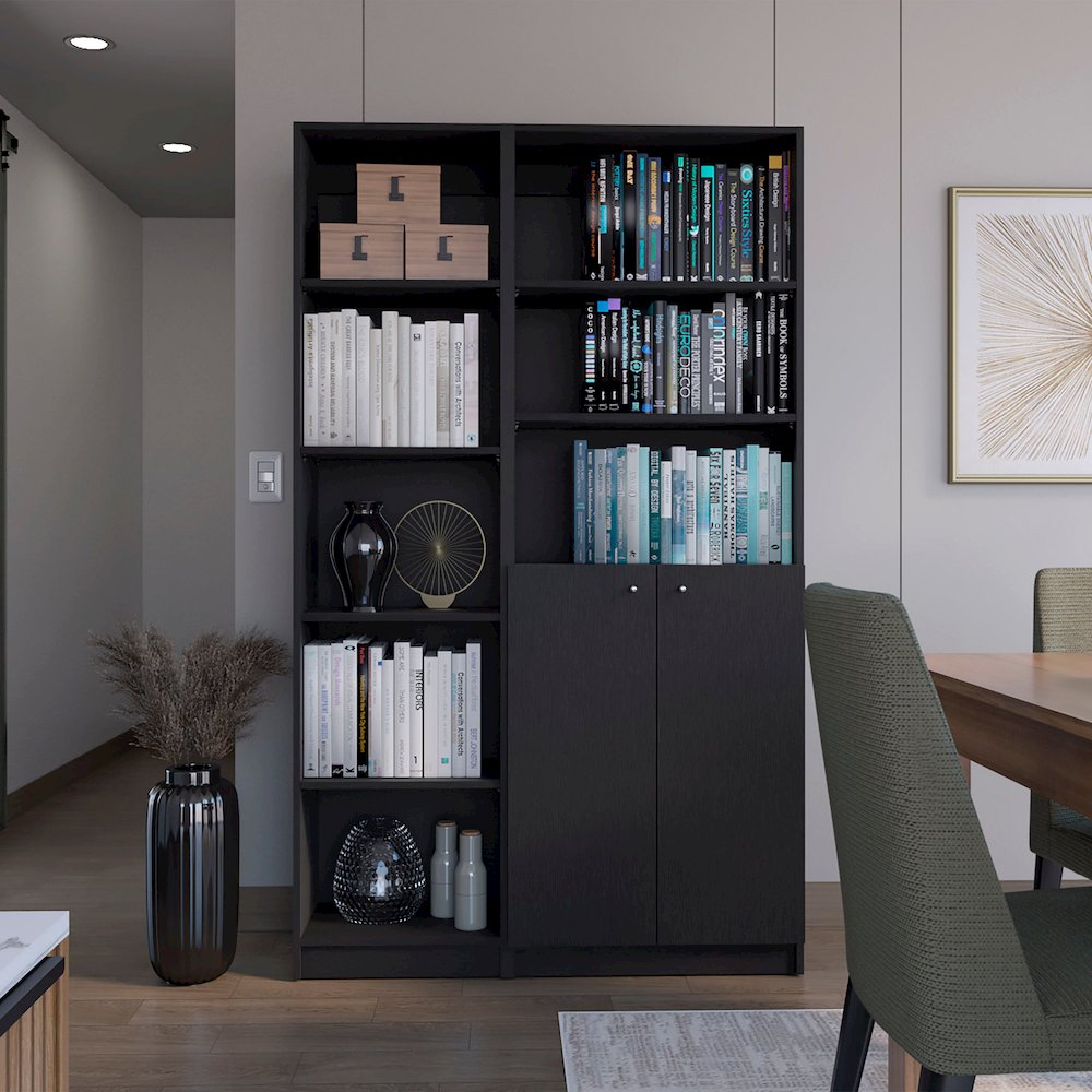 Drexel 2 Piece Living Room Set with 2 Bookcases, Wenge. Picture 6