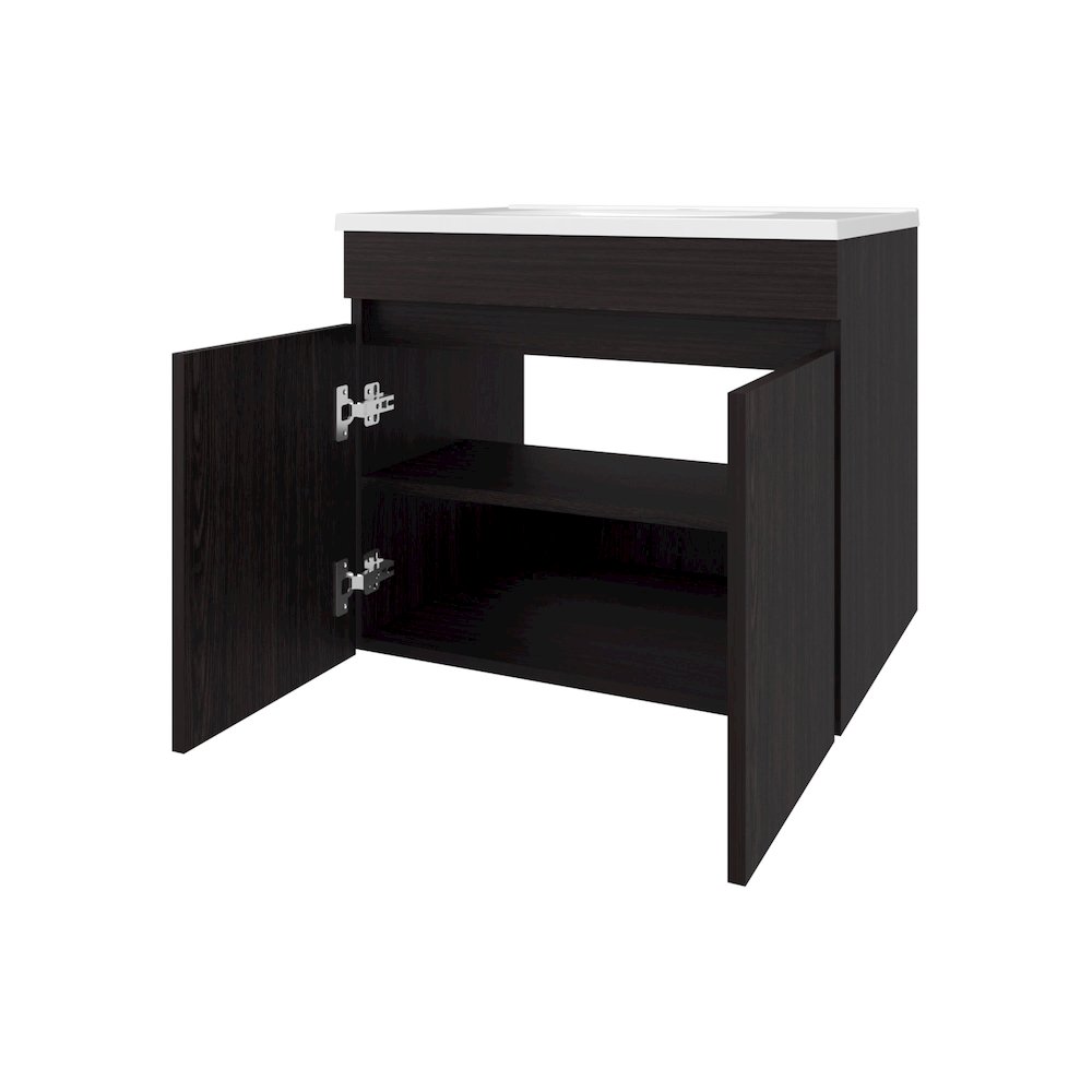 Rainbow City Vanity with 2 Doors, Wengue. Picture 6